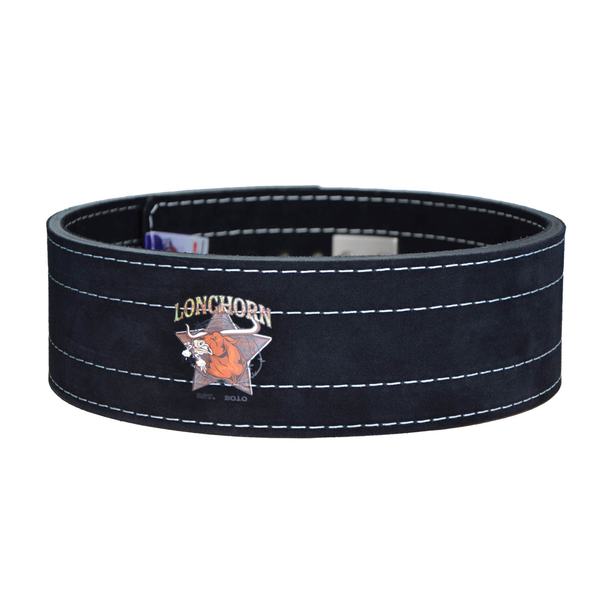 10mm Suede Longhorn Lever Powerlifting Belt