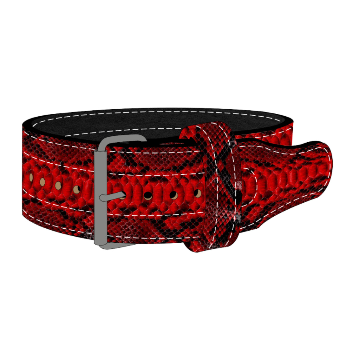 10mm Exotic Longhorn Prong Powerlifting Belt