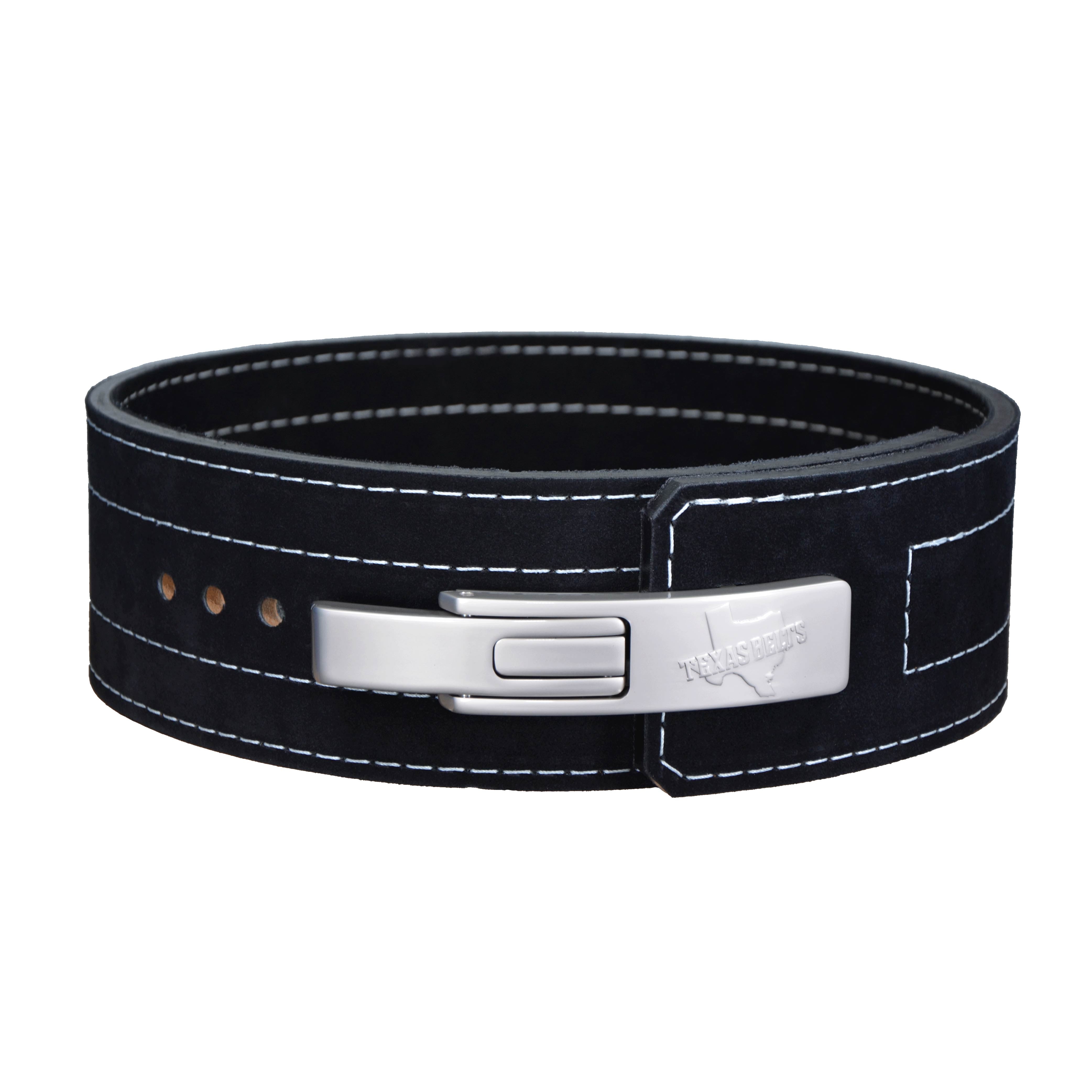 10mm Suede Longhorn Lever Powerlifting Belt – Titan Support